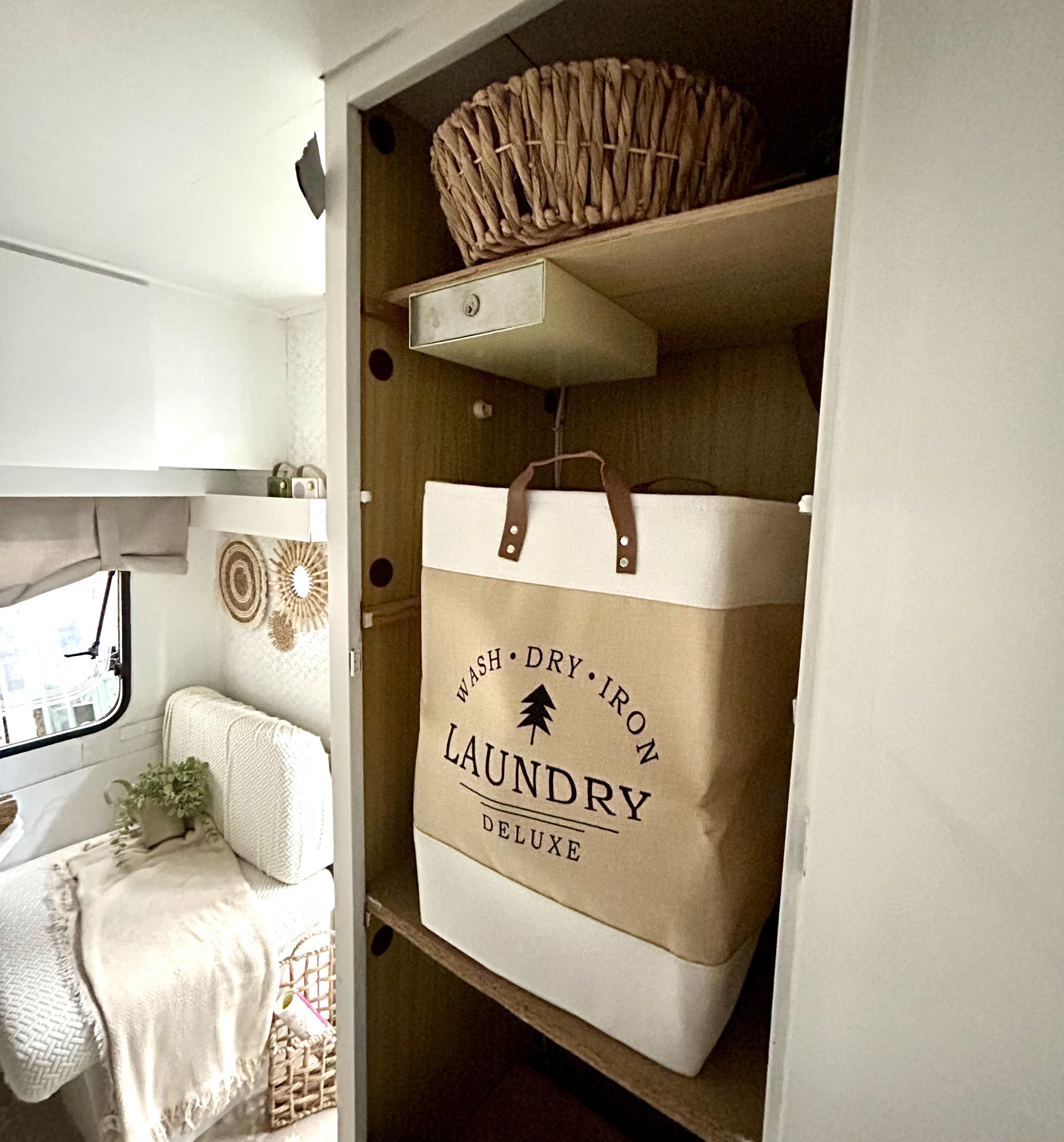 Boho wasmand (opvouwbaar)