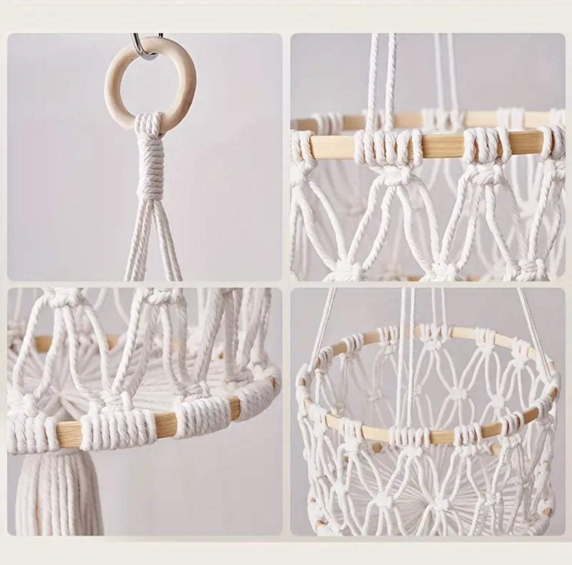 Boho 2-laags Hangbasket