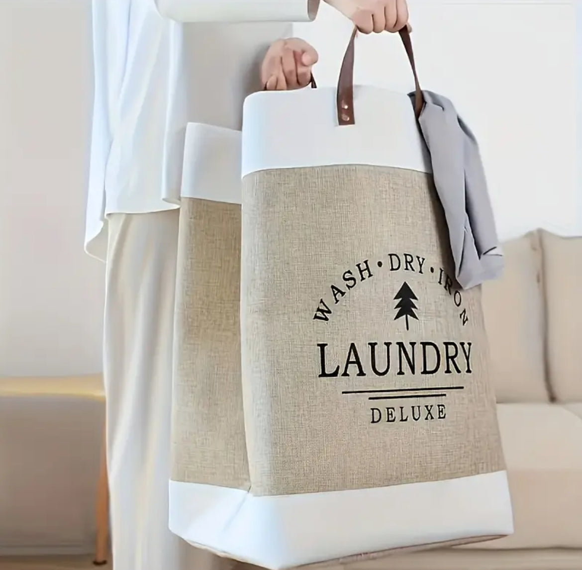 Boho wasmand (opvouwbaar)