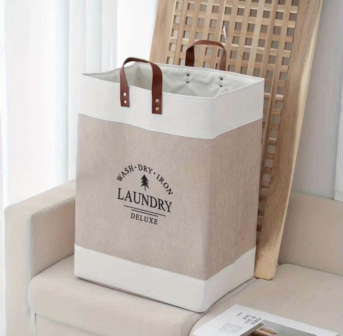 Boho wasmand (opvouwbaar)