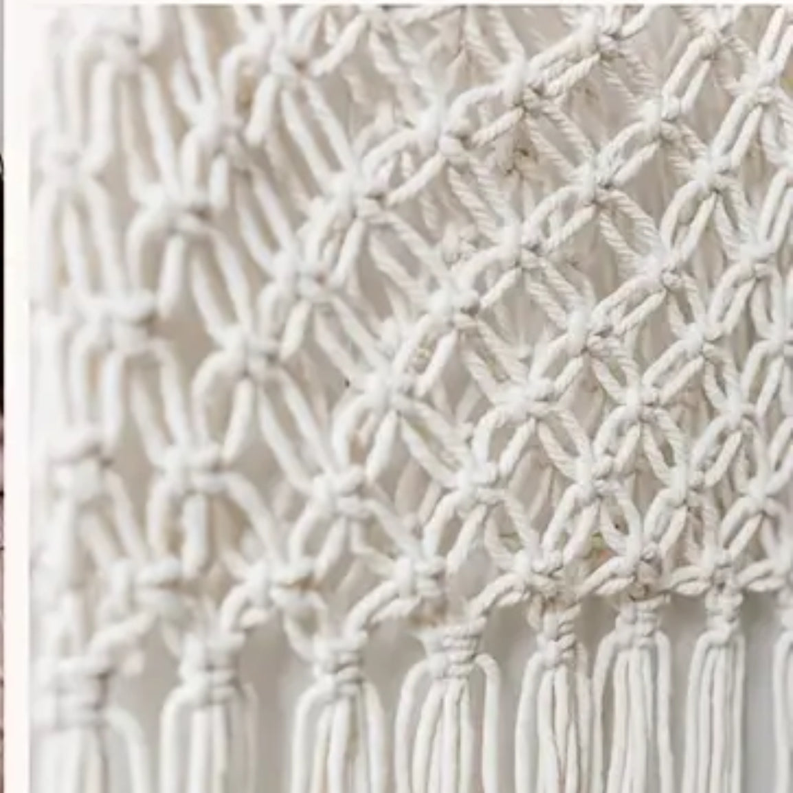 Macramé Organizer met 2 zakken