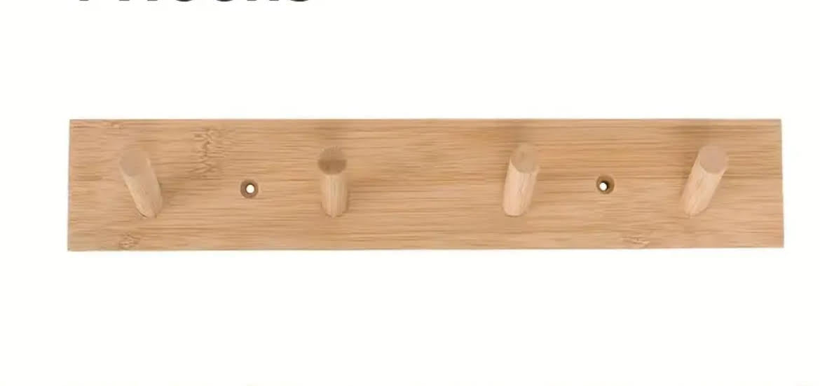 Bamboe knoppenrek, vier knops incl. accessoires