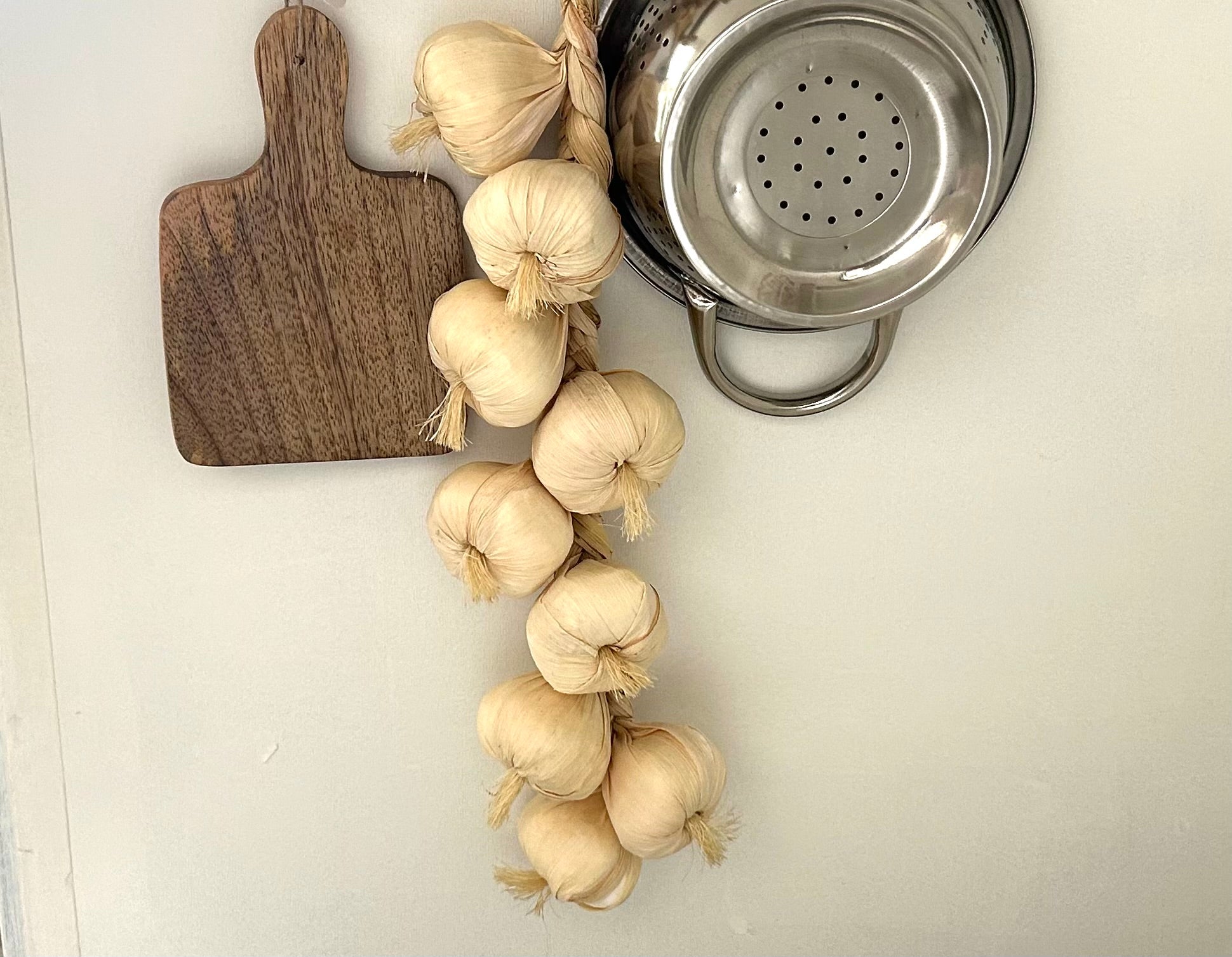 Decoratieve knoflook streng