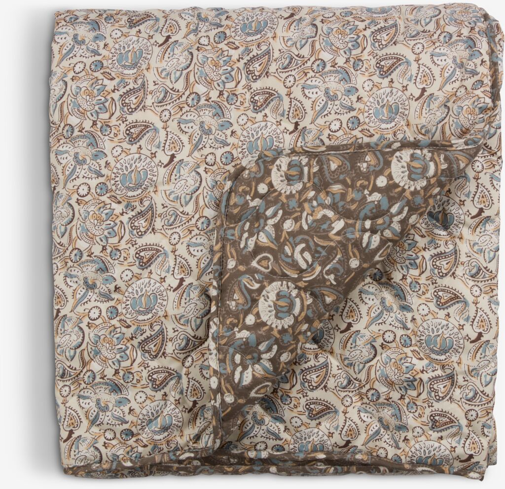 Gewatteerde plaid Paisley