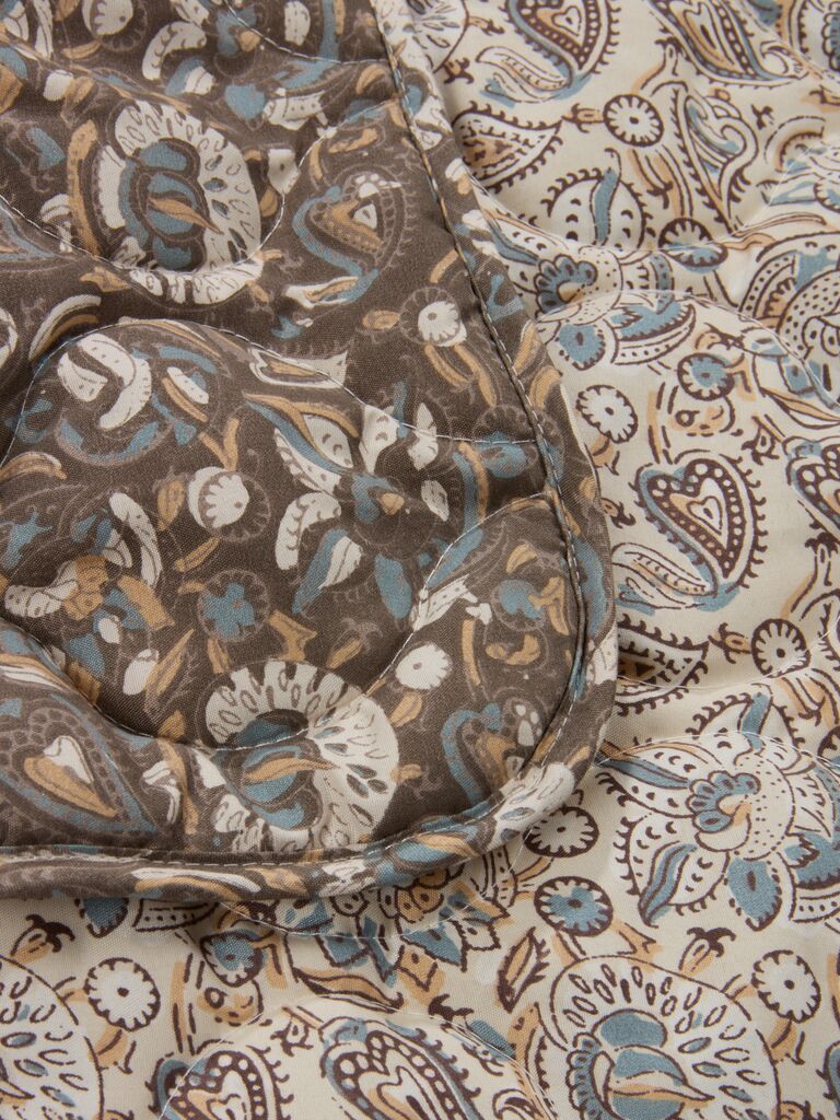 Gewatteerde plaid Paisley