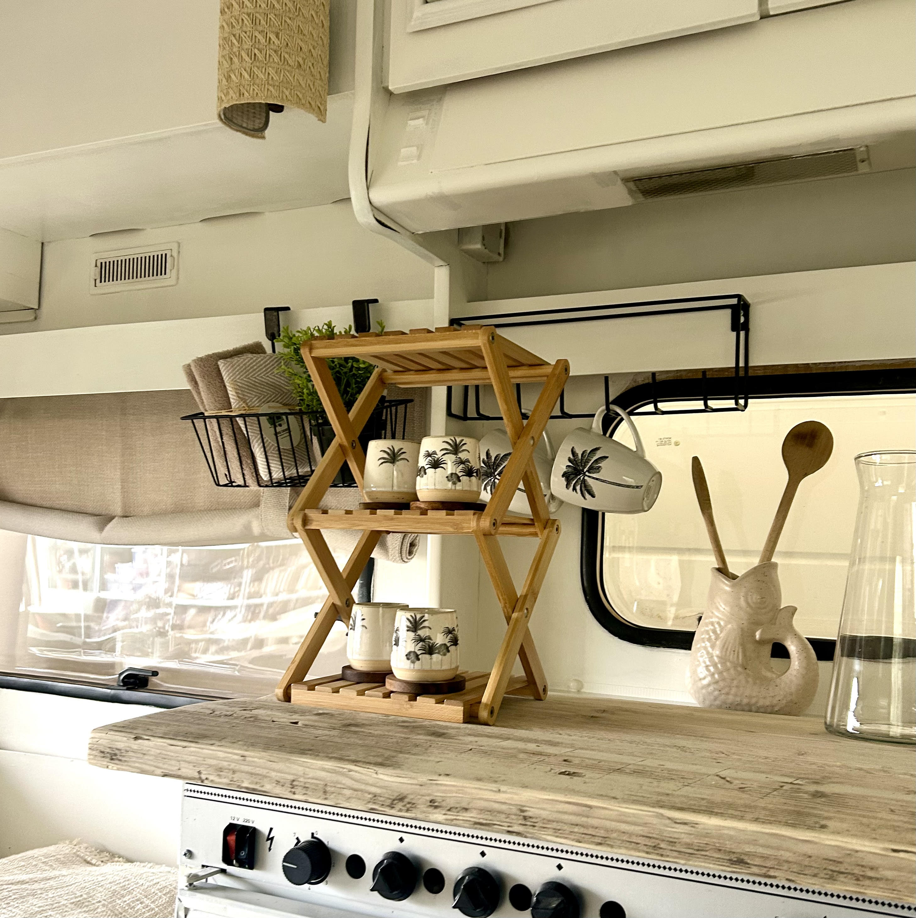 Keukenrekje zwart metaal