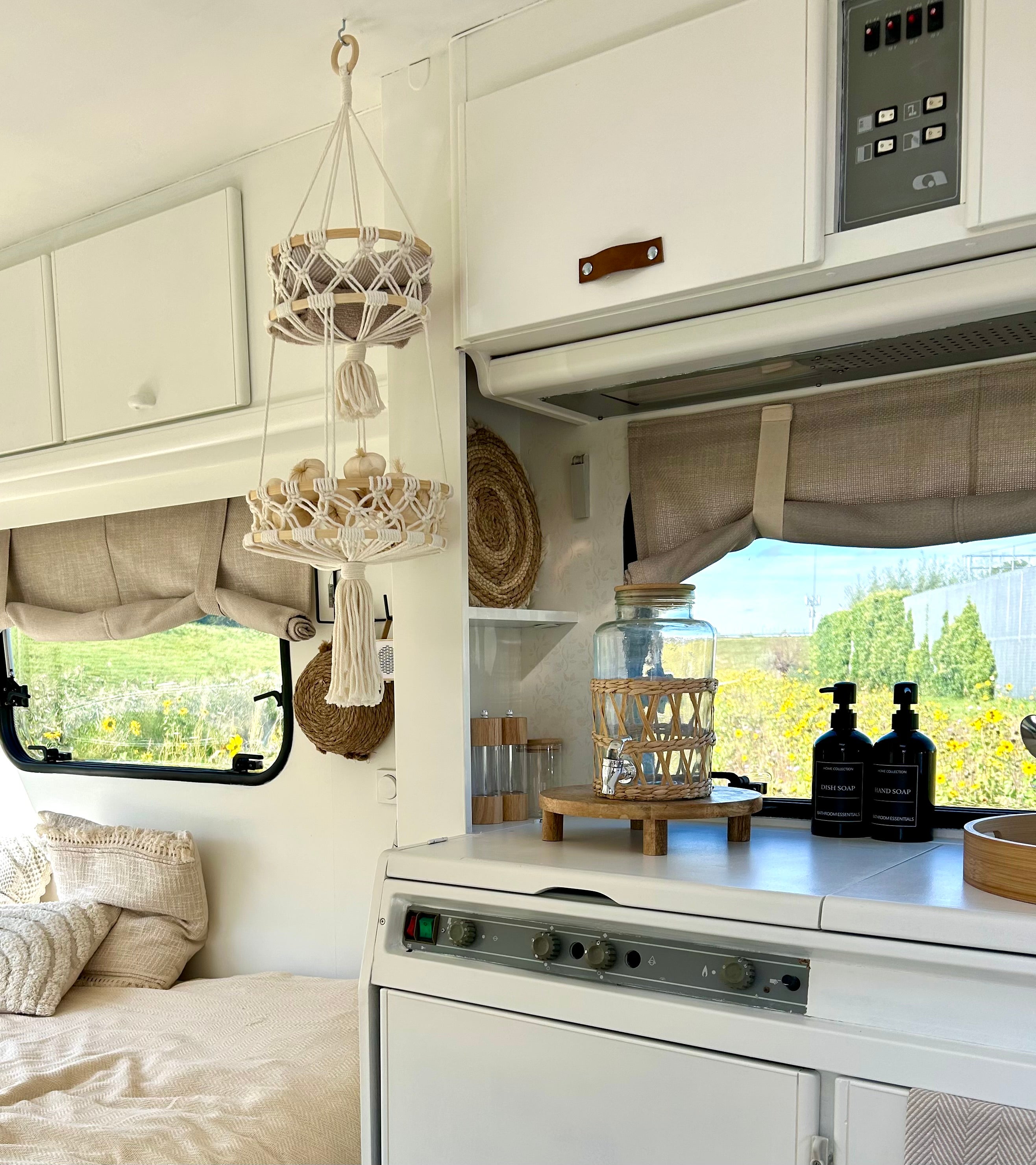 Boho 2-laags Hangbasket