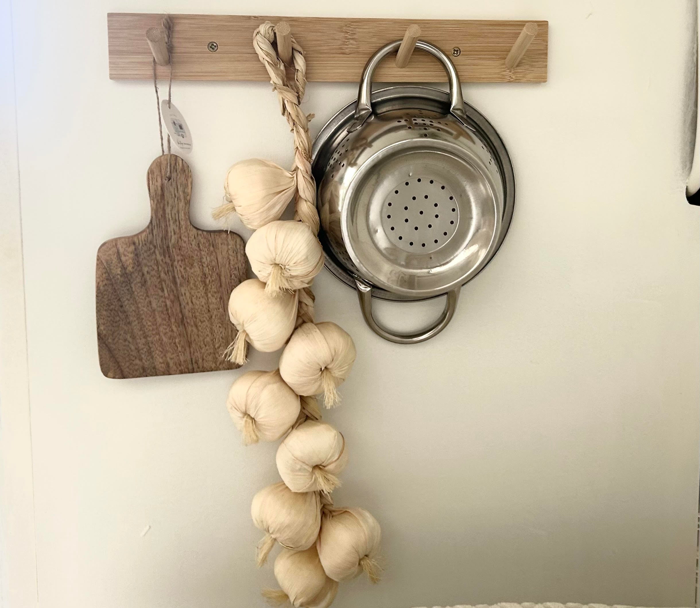 Bamboe knoppenrek, vier knops incl. accessoires