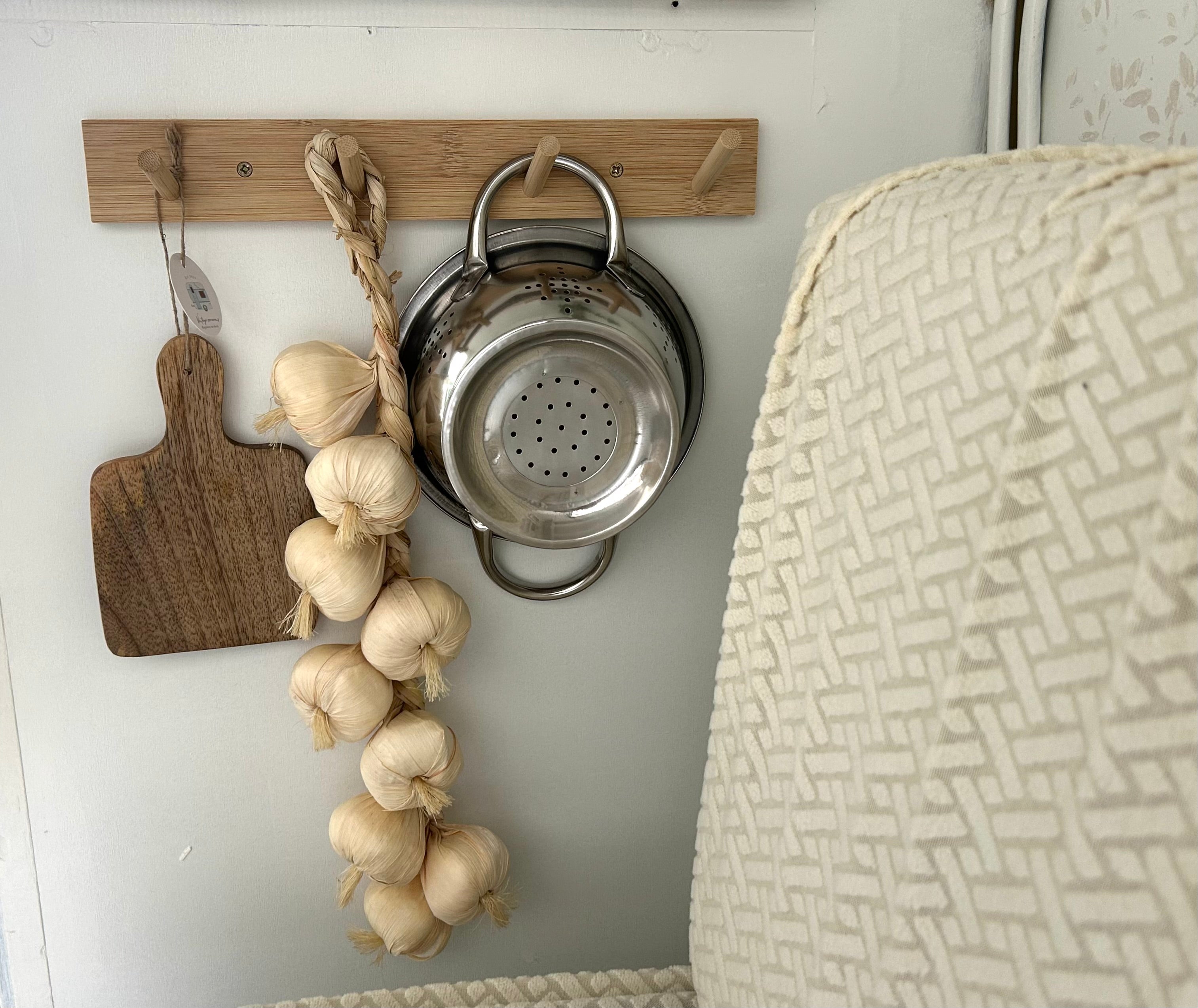 Bamboe knoppenrek, vier knops incl. accessoires