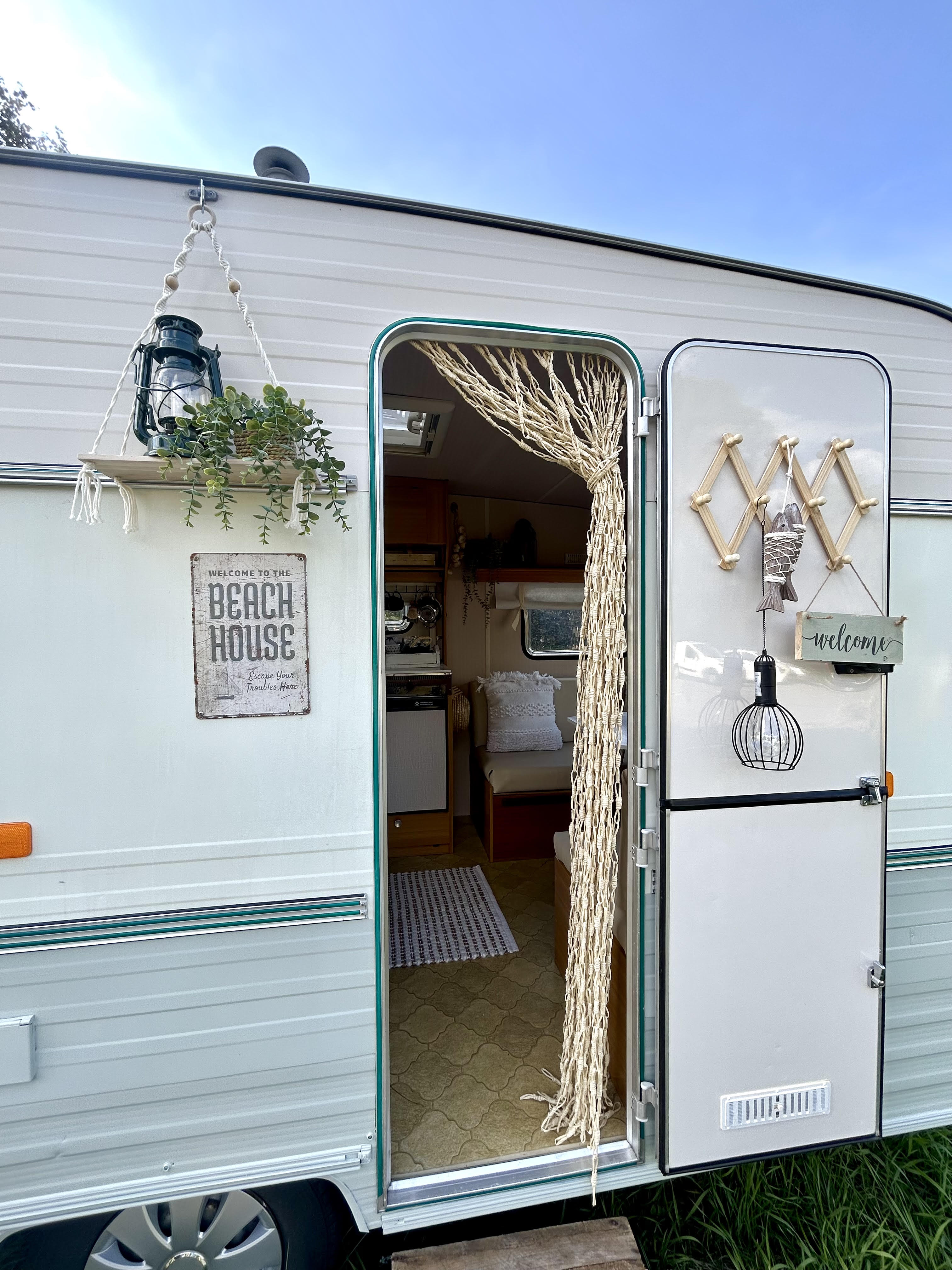 Vintage bord "Welcome to the Beachhouse"