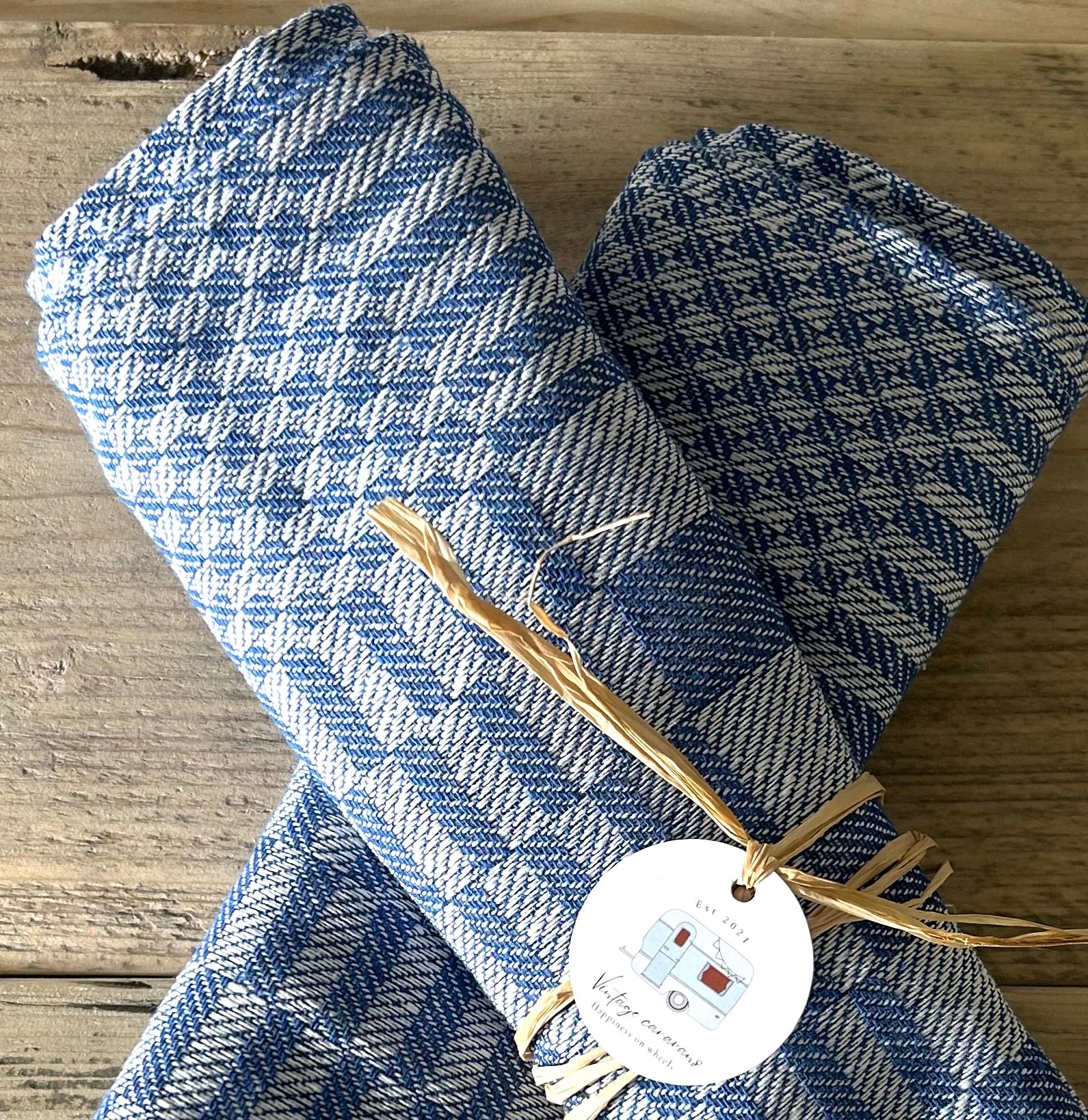 Interieur set blauw/wit beach vibes