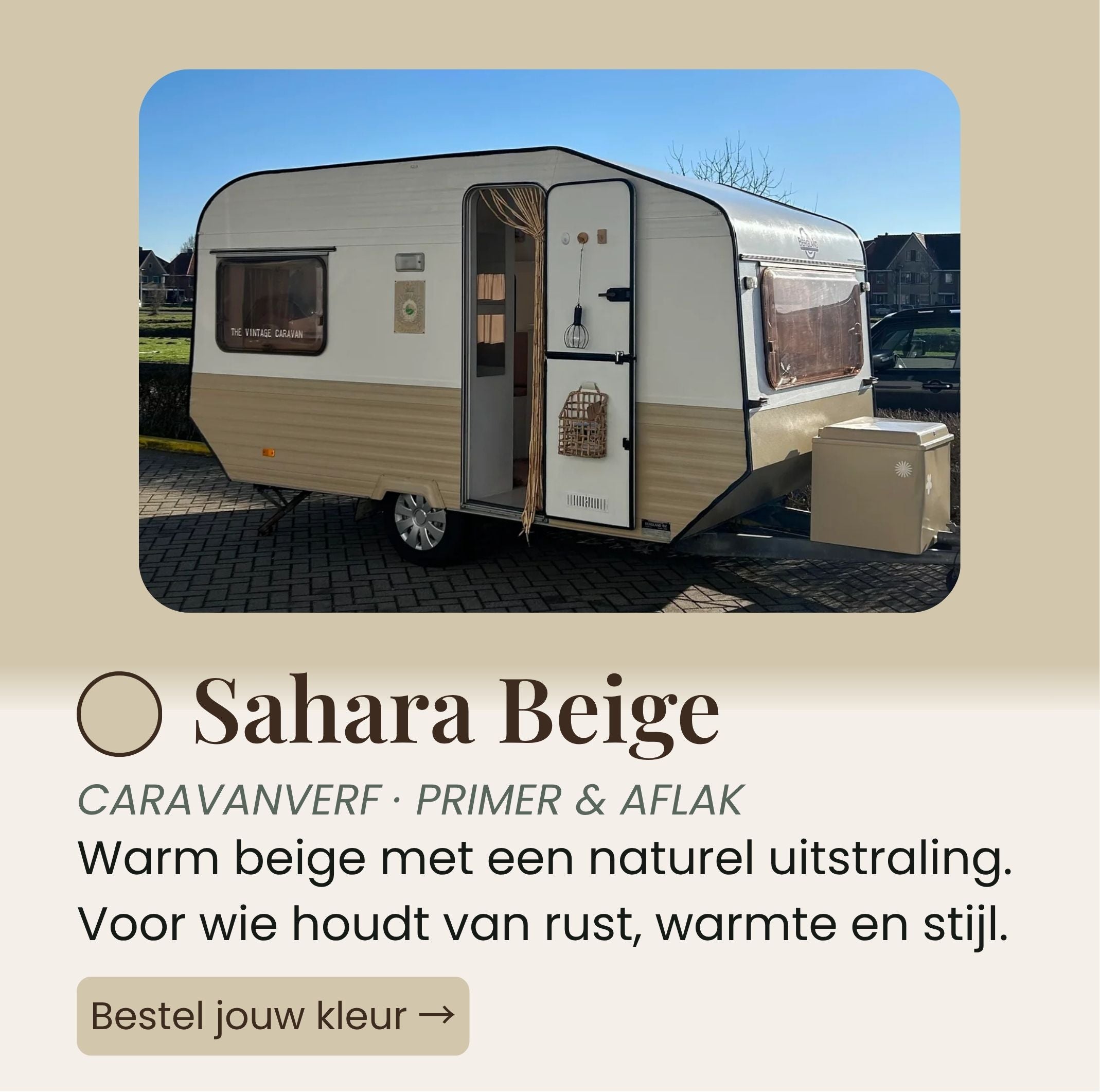 Caravan paint Sahara Beige