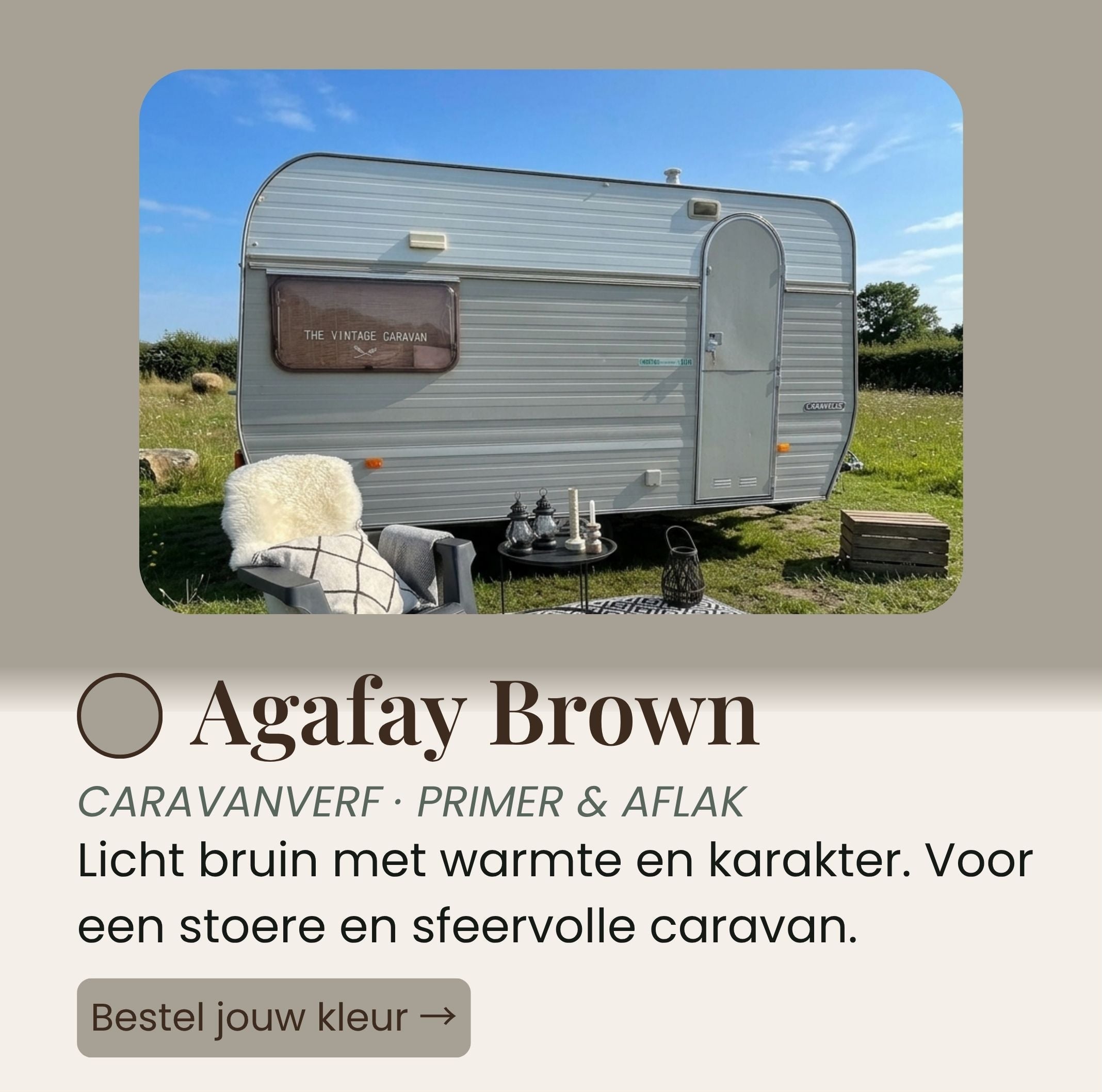 Caravan paint Agafay Brown