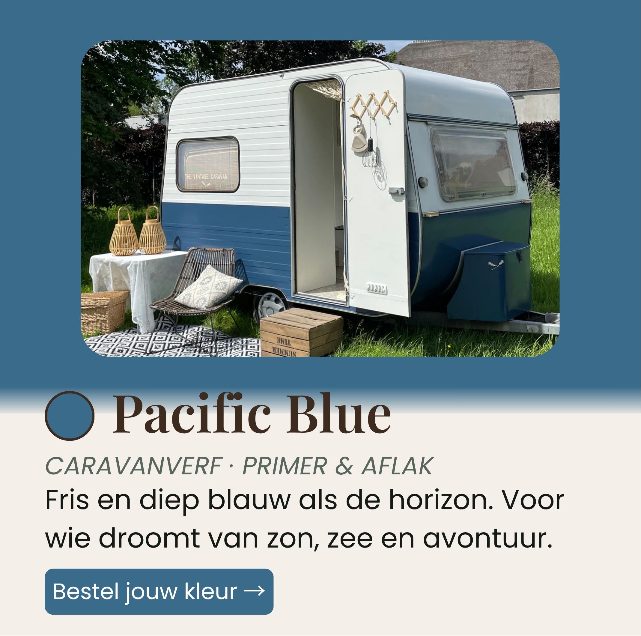 Caravan paint Pacific Blue