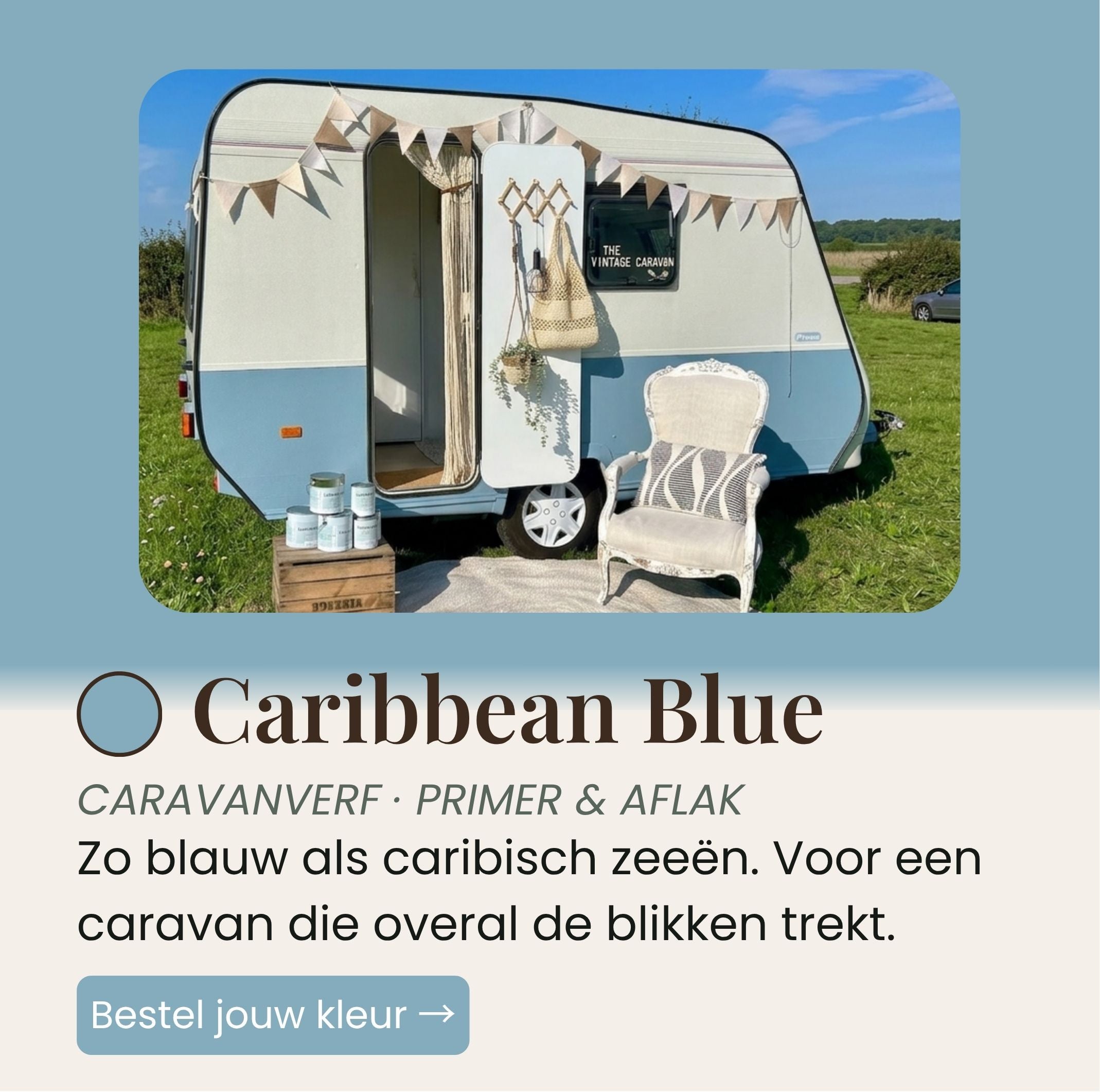 Caravan paint Caribbean Blue