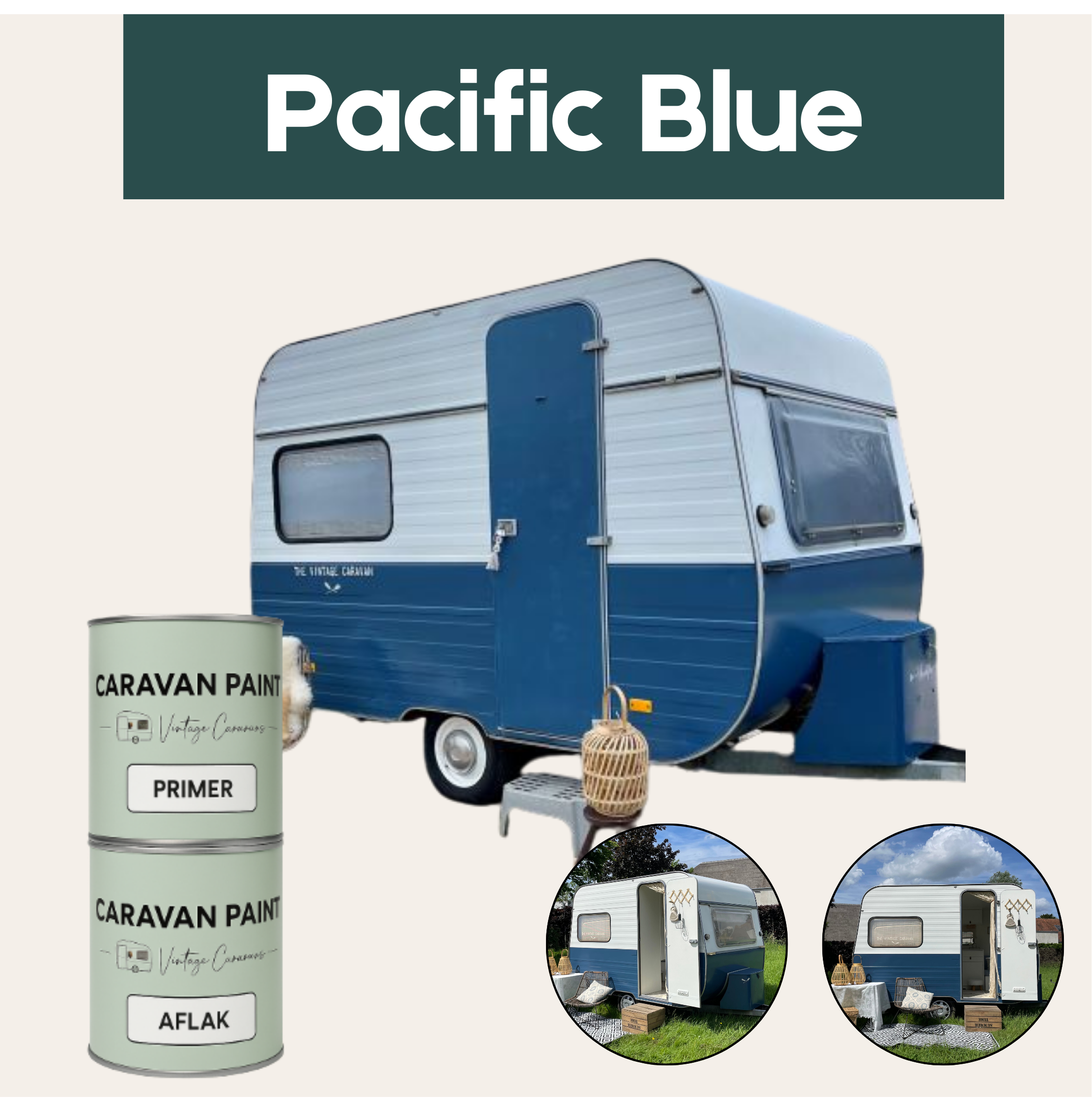 Wohnwagenfarbe Pacific Blue 